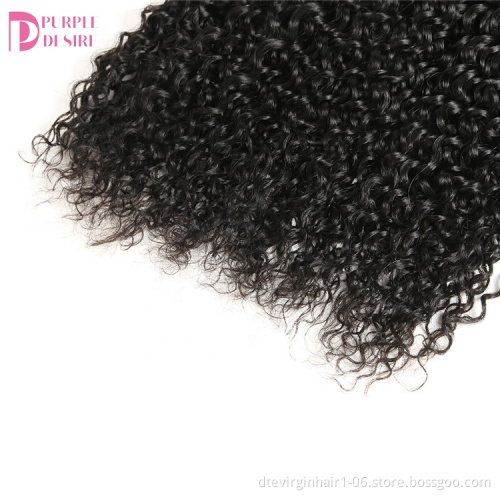 Quick Delivery in 24hrs Raw Virgin Peruvian Water Wave Human Hair Bundles with Closure